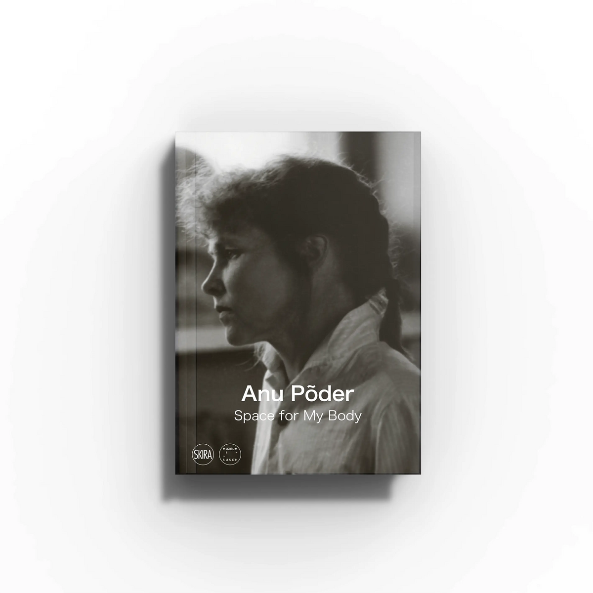 Contemporary art publication by Skira Arte, Anu Põder, black and white portrait with scholarly essays on assemblages and performances