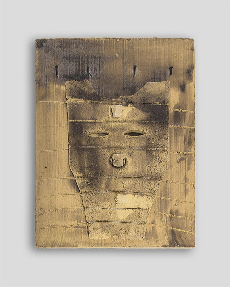 Mimmo Paladino limited edition sculpture by Skira Arte, terracotta with painted dip effect, with italian book