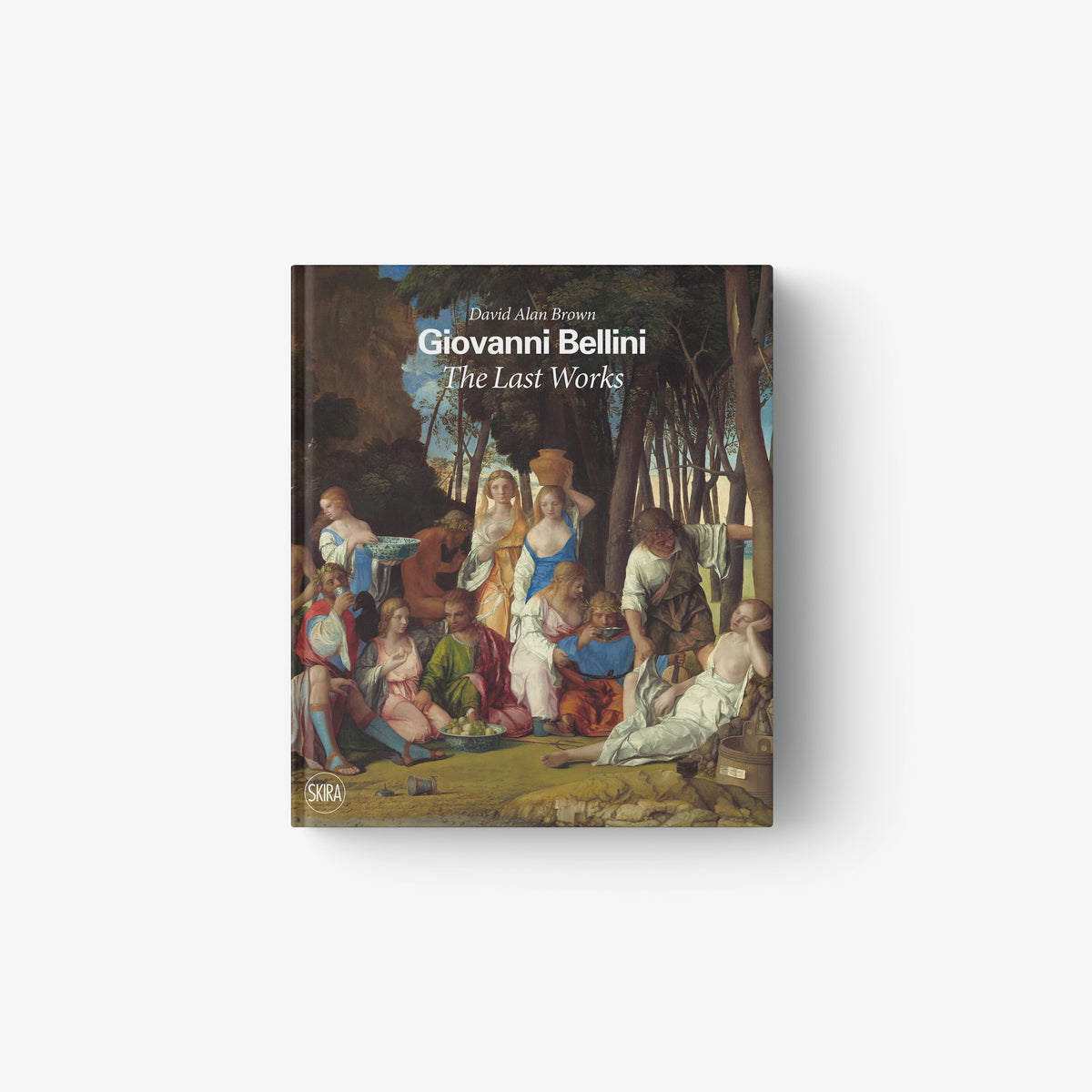 Giovanni Bellini art book with painted religious scene cover, 'The Last Works'