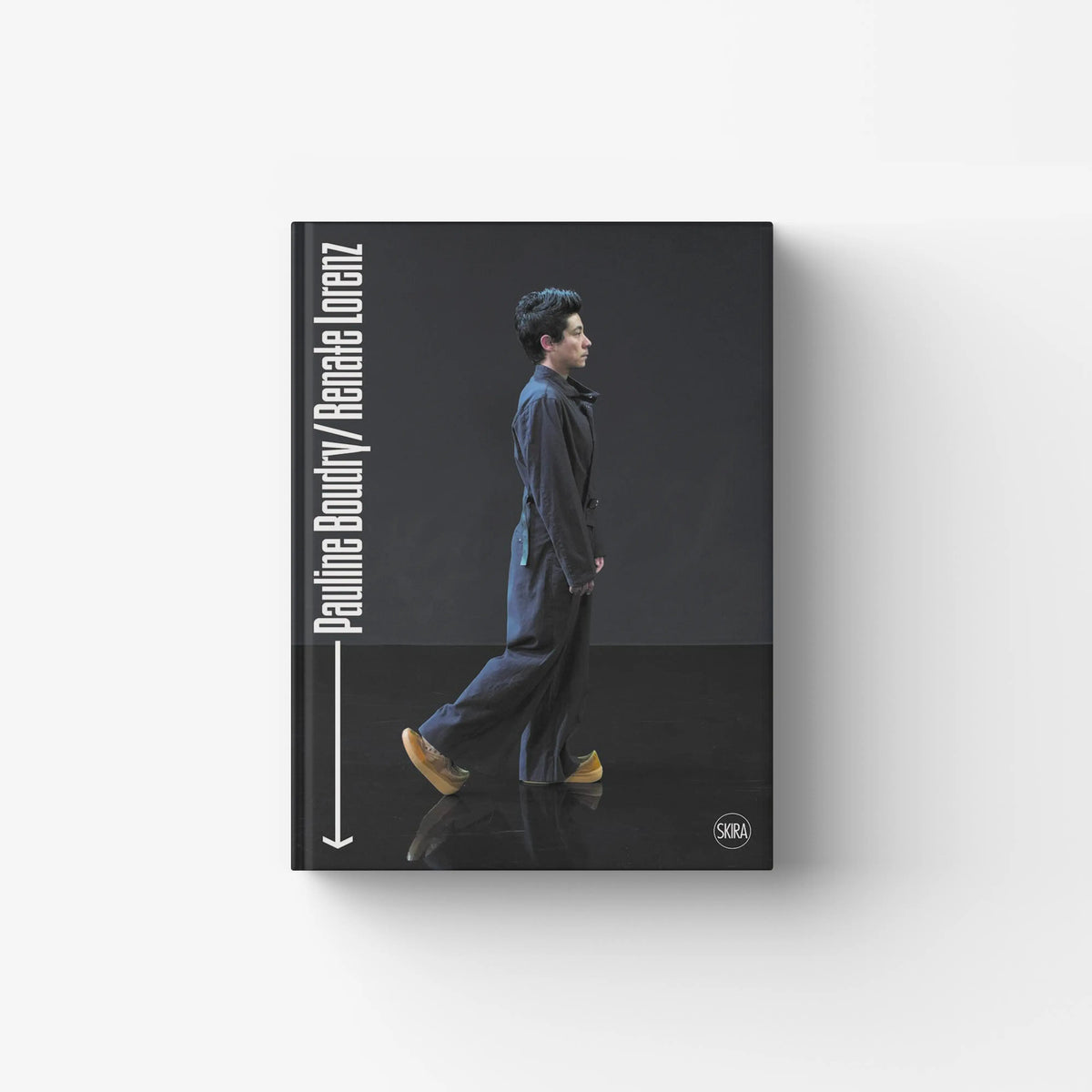 Contemporary art catalogue by Skira Arte with black cover and walking figure, Guerrilla techniques and postmodern choreography elements