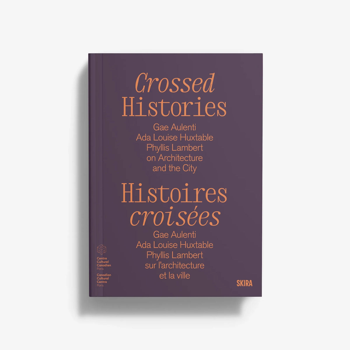 Purple book with orange title text on the front cover