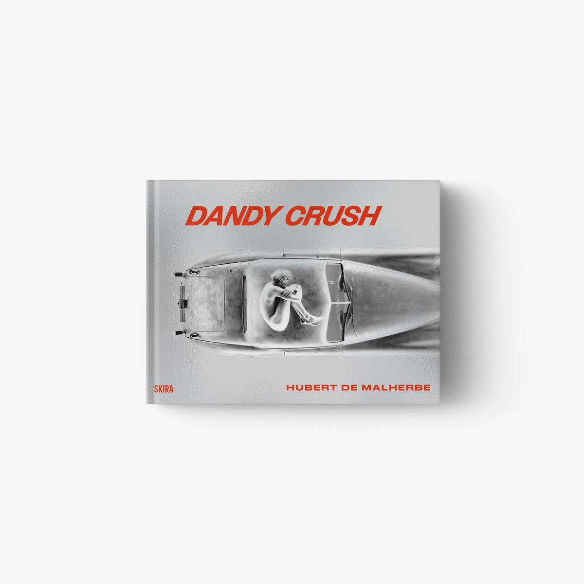 Dandy Crush book cover with classic car photo and red title text