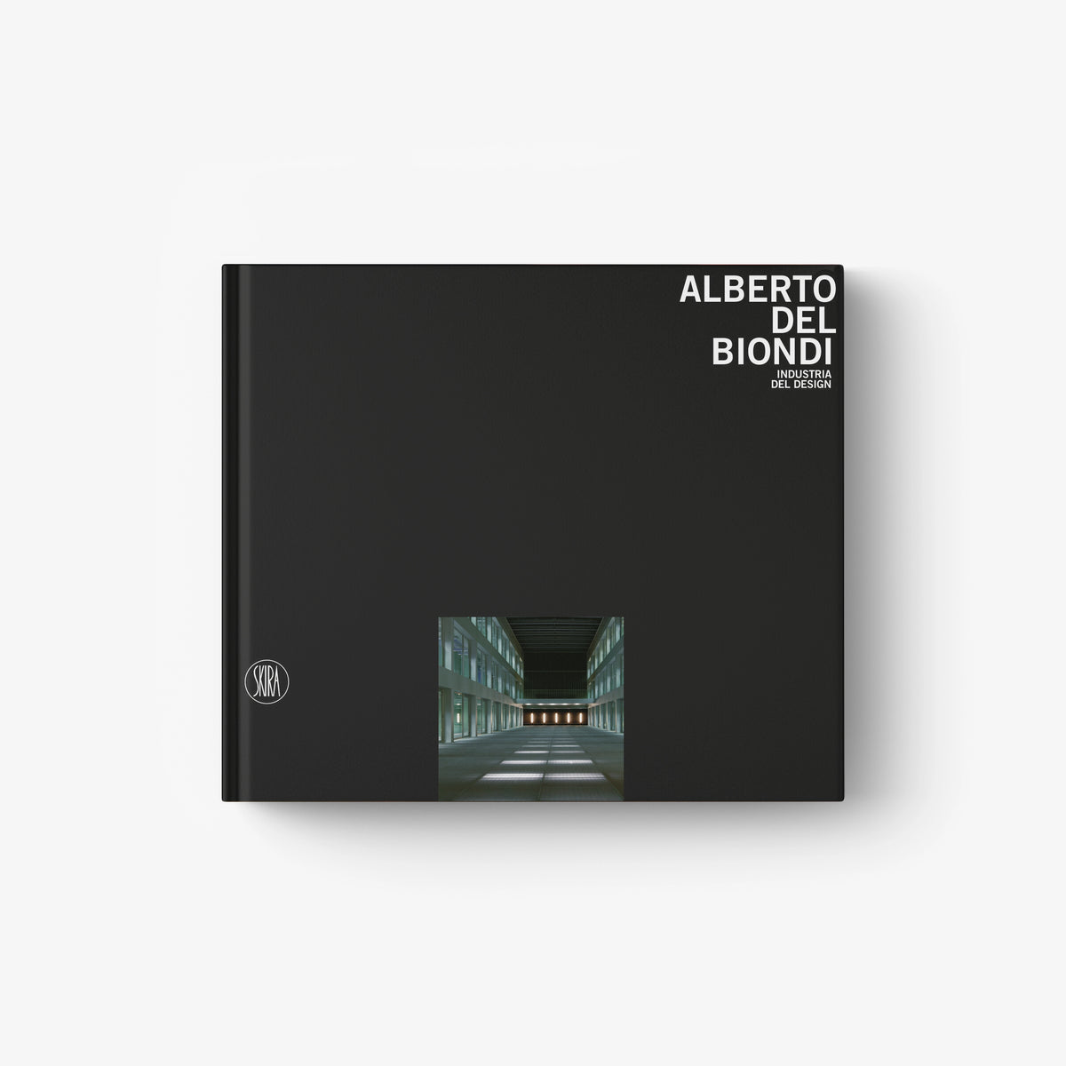 Alberto Del Biondi hardcover design book with dark cover and city artwork