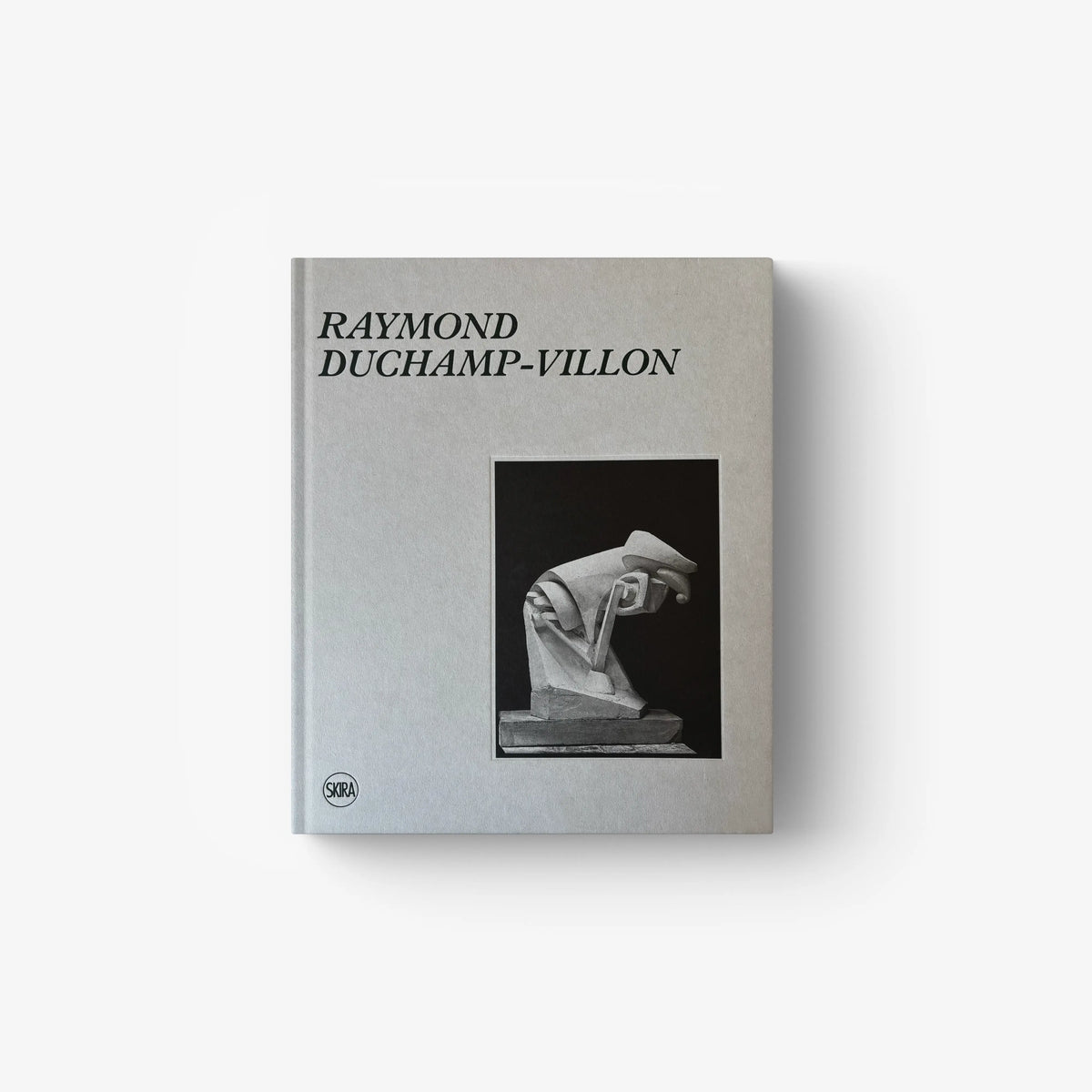 Grey hardcover art catalogue book with Raymond Duchamp-Villon text and cover photo