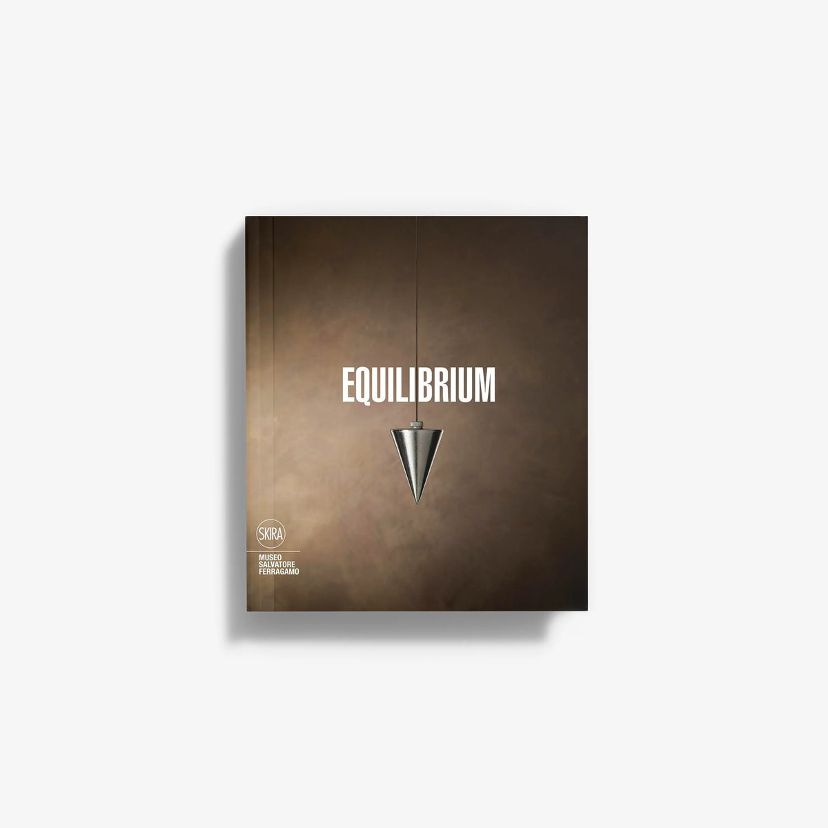 Salvatore Ferragamo Equilibrium English edition book cover with title and emblem
