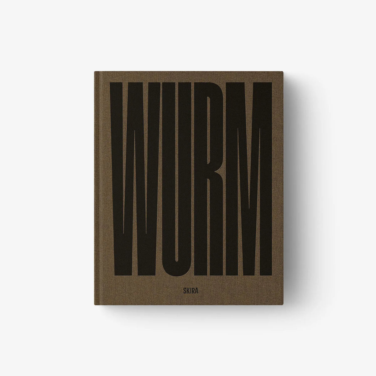 Hardcover art book cover with brown typography and SKIRA logo.
