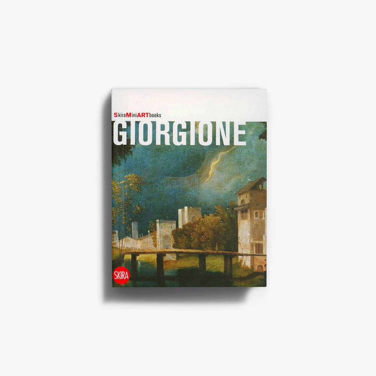 Art book Giorgione by Skira Arte with green and gold cover, SkiraMiniARTbooks series