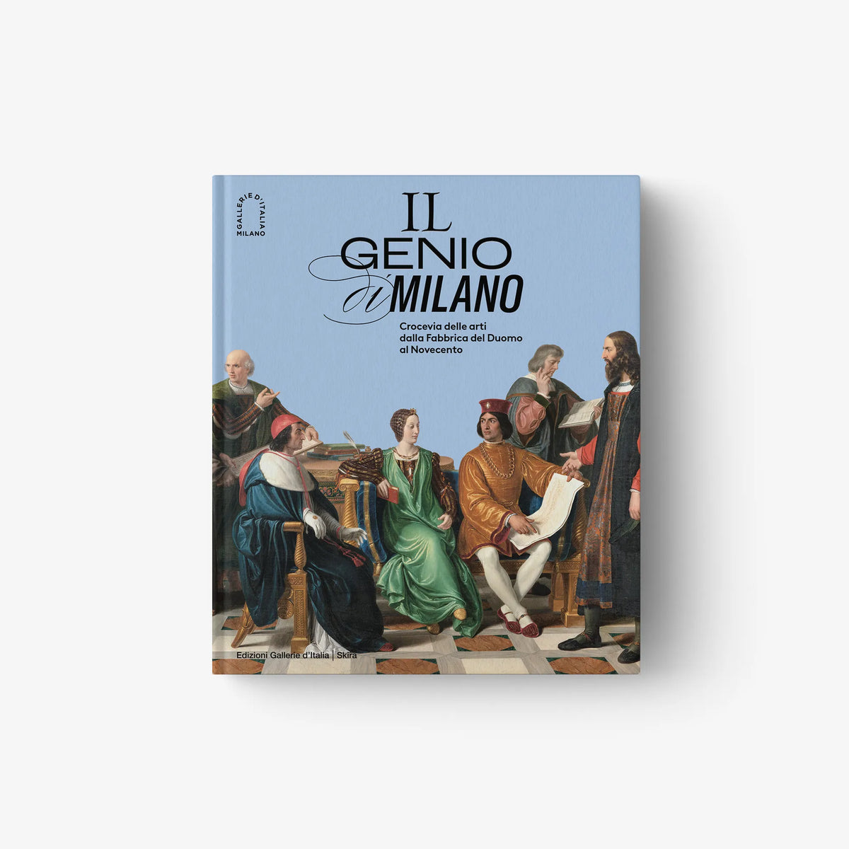 Art book with illustrated cover titled IL GENIO DI MILANO