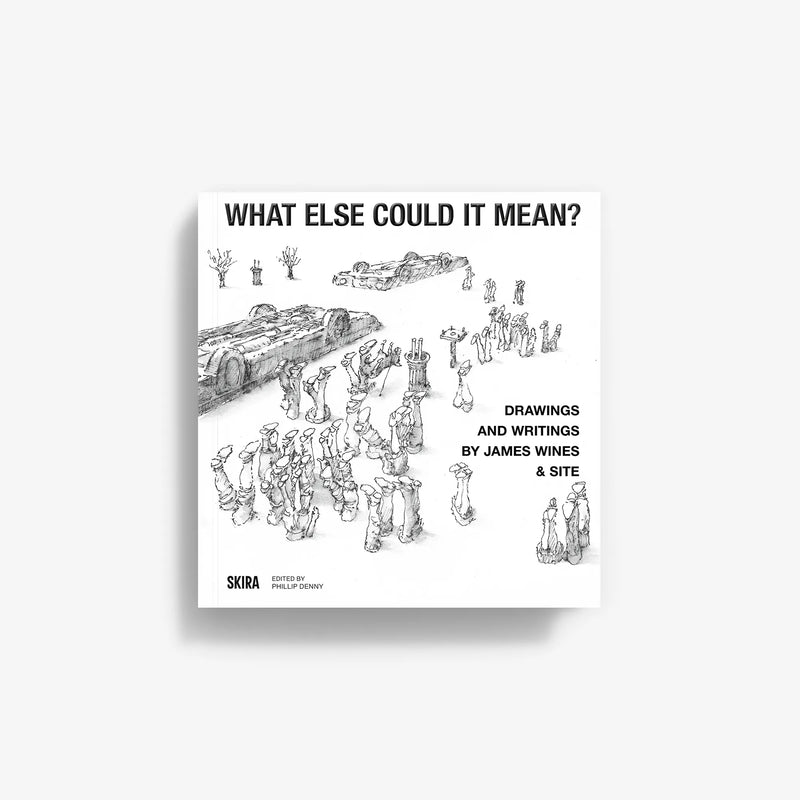 Illustrated book cover with title text and sketches, monochrome line art