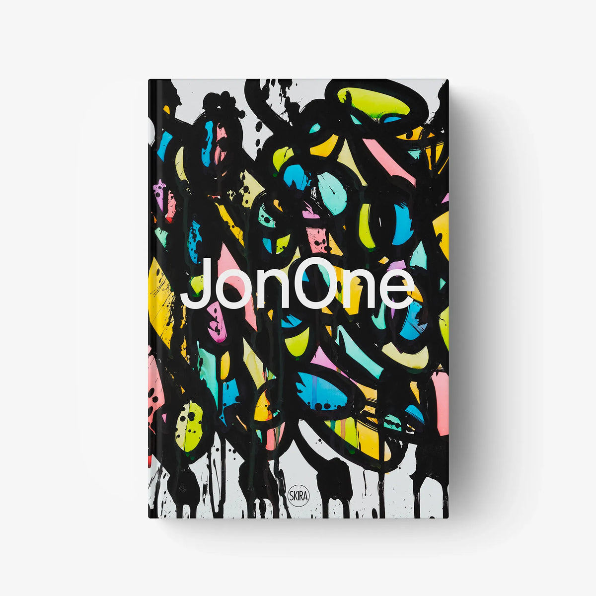 JonOne art book cover with colorful abstract graffiti-style artwork