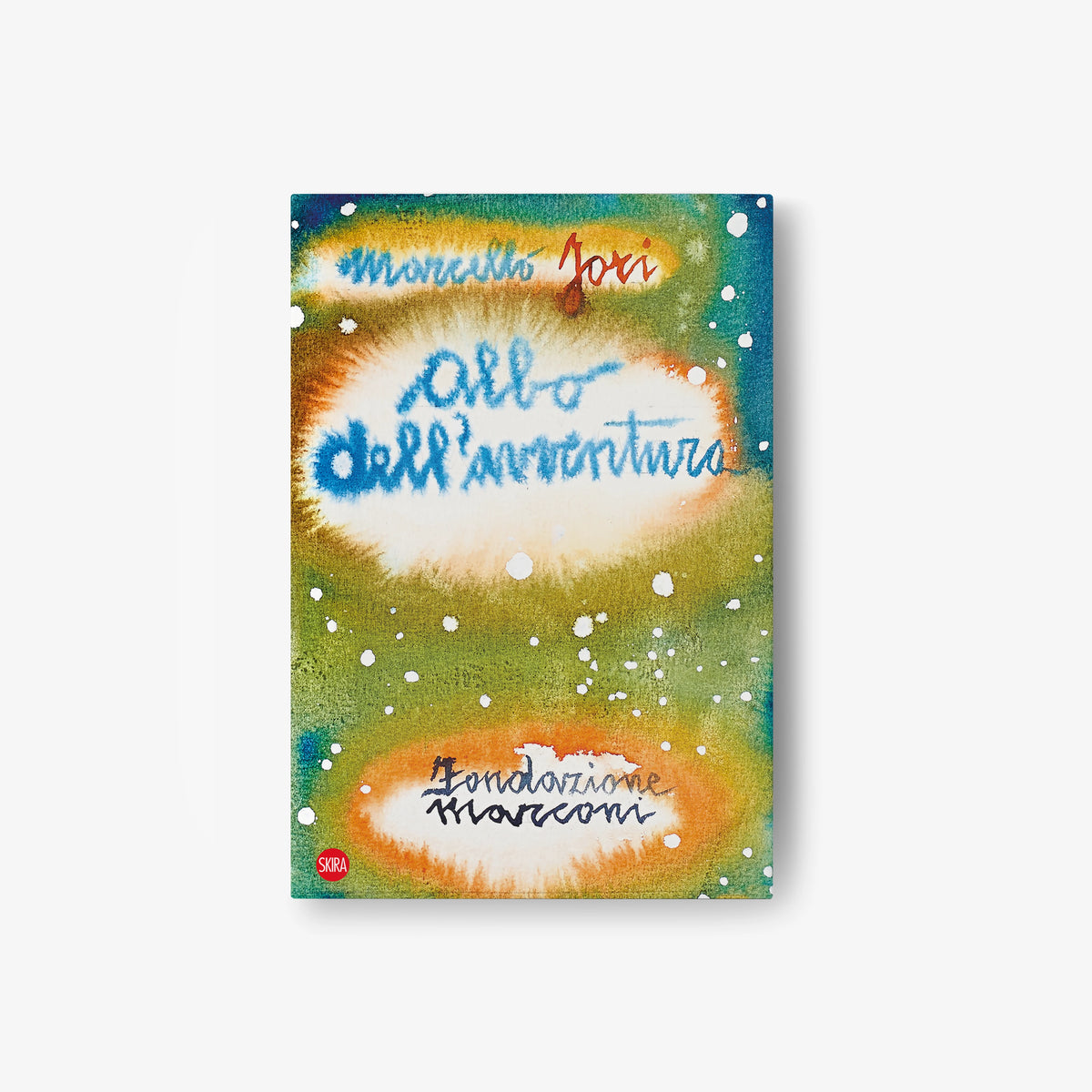 Marcello Jori adventure comic book cover with colorful illustrated lettering