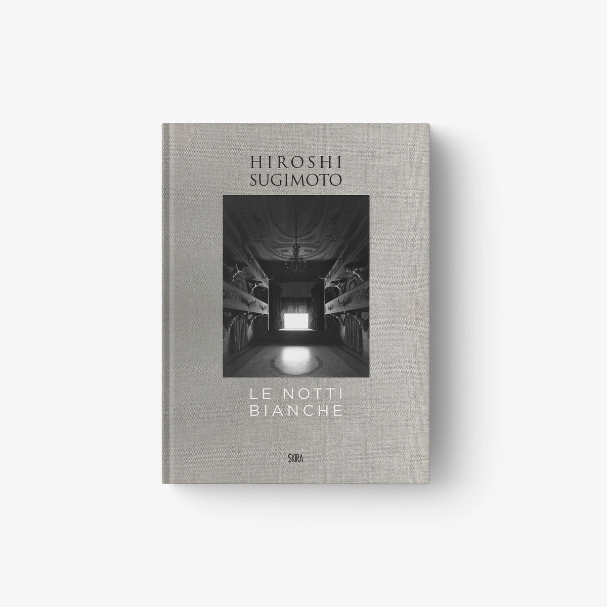 Hiroshi Sugimoto book: The White Nights, gray hardcover with black-and-white photo cover