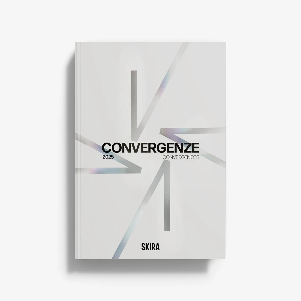 Convergences hardcover book with abstract cover design and SKIRA logo