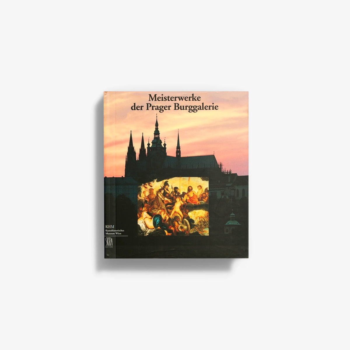 Art catalogue book by Skira Arte with illustrated Prague Castle cover and nine-and-twenty paintings overview
