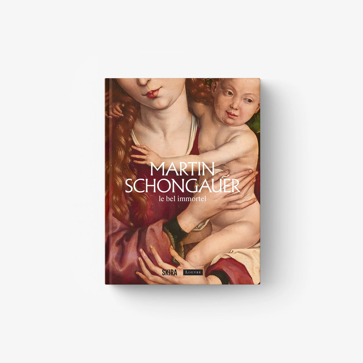 Martin Schongauer art book cover with classic religious painting and title text