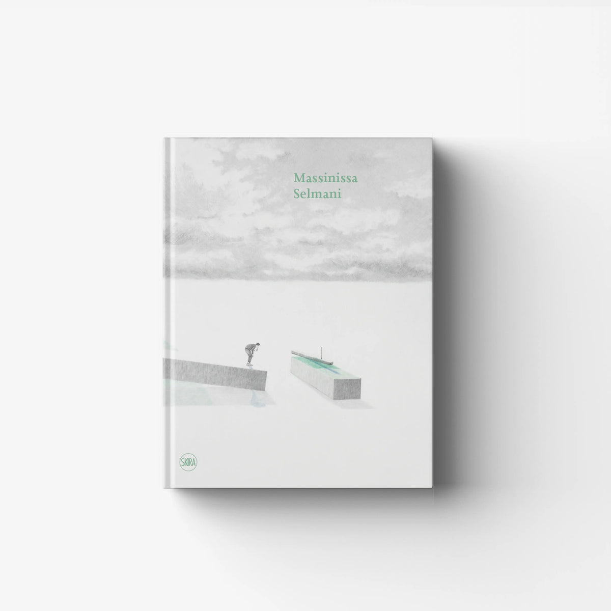 Contemporary art monograph book by Skira Arte, Massinissa Selmani, with documentary drawing and surreal elements