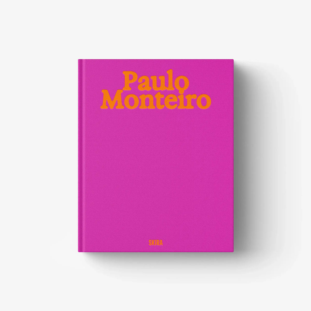 Purple art book cover, Paulo Monteiro title, SKIRA logo