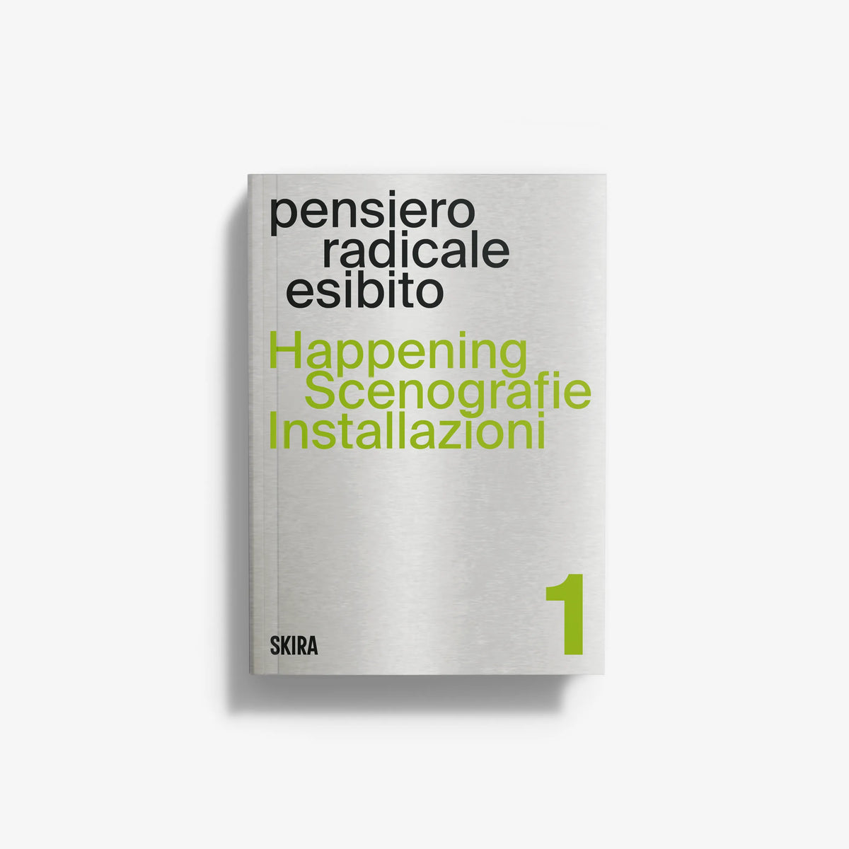 Gray book with neon-green title text and large number 1 on cover