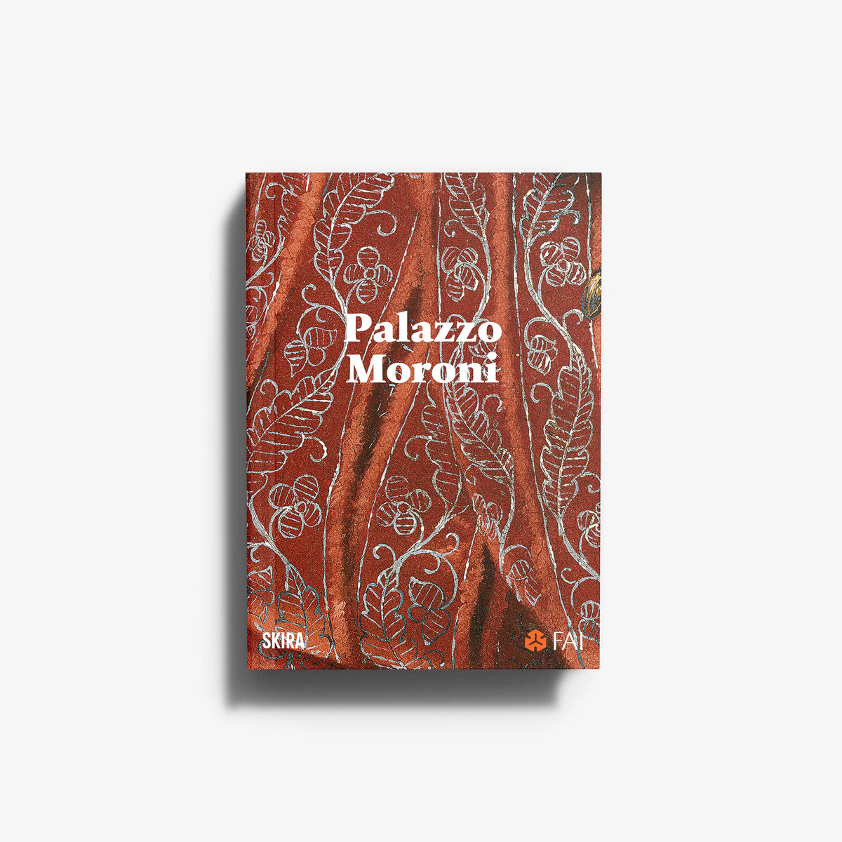 Art book Palazzo Moroni by Skira Arte in Italian edition, red cover with white decorative figures