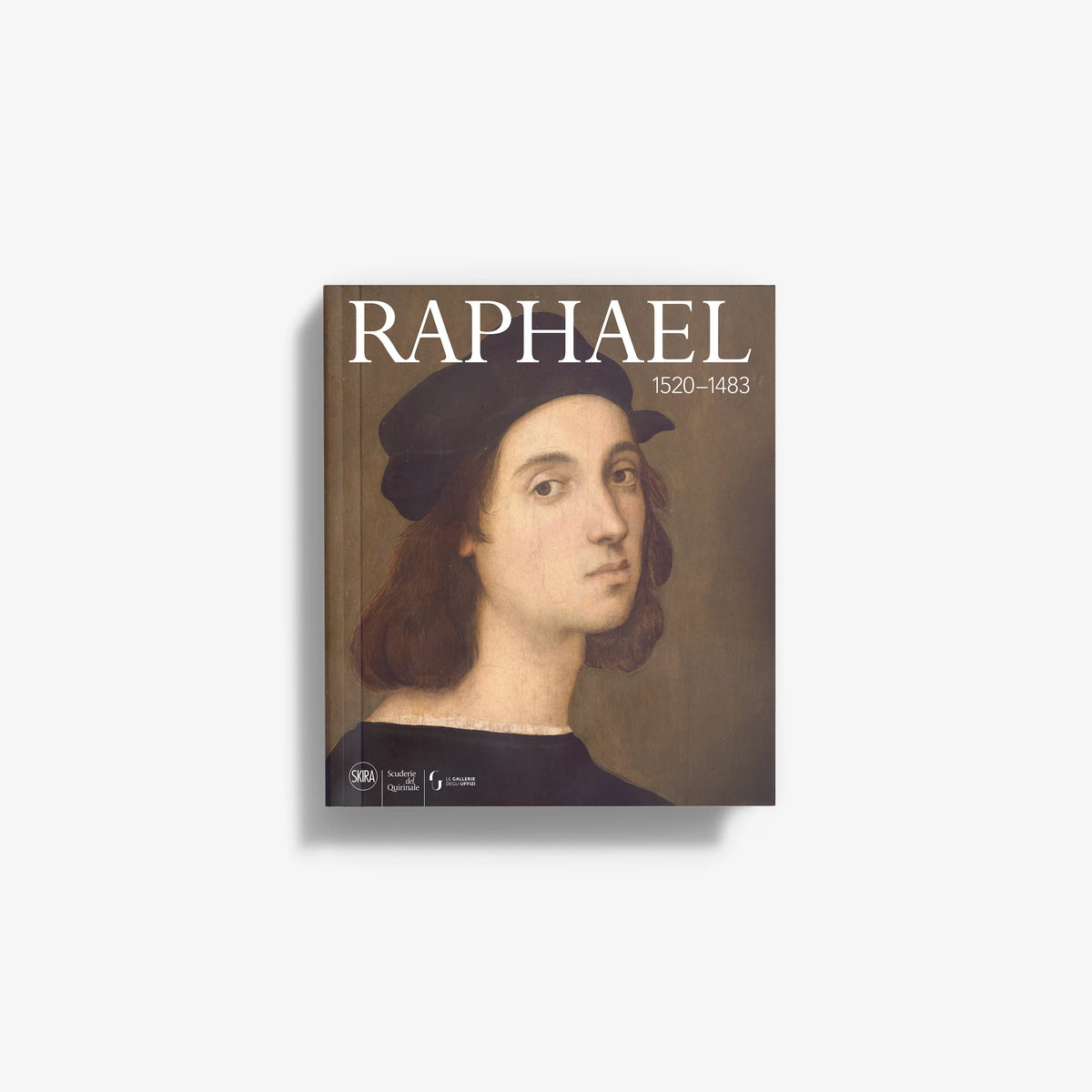 Hardcover art book by Skira Arte with Renaissance painting works selection, featuring Raphael portrait cover art