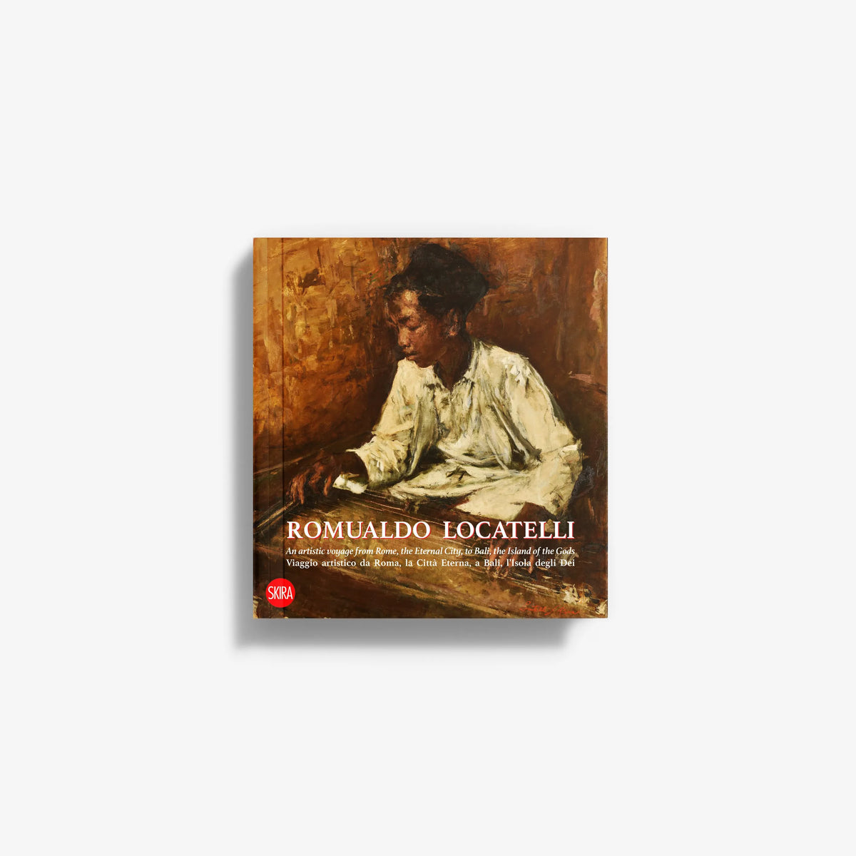 Romualdo Locatelli book cover, illustrated portrait and title text