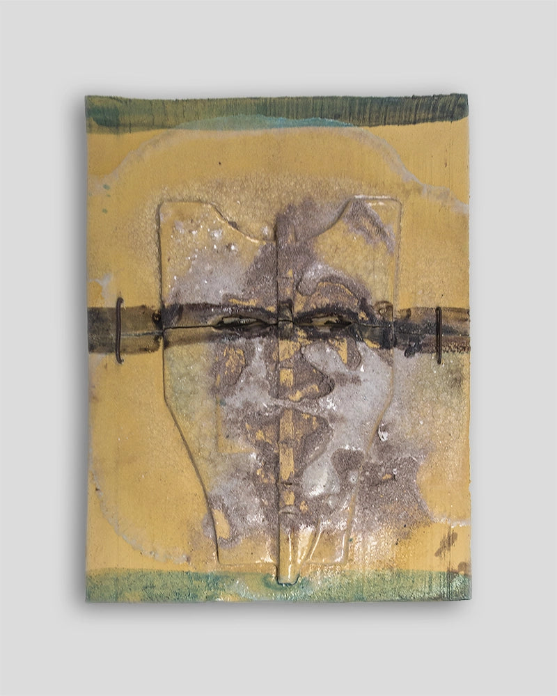 Terracotta painted sculpture by Skira Arte, Mimmo Paladino, limited edition with numbered and signed certificate