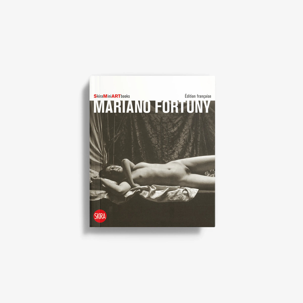 Mariano Fortuny French edition book with black-and-white cover photo and title