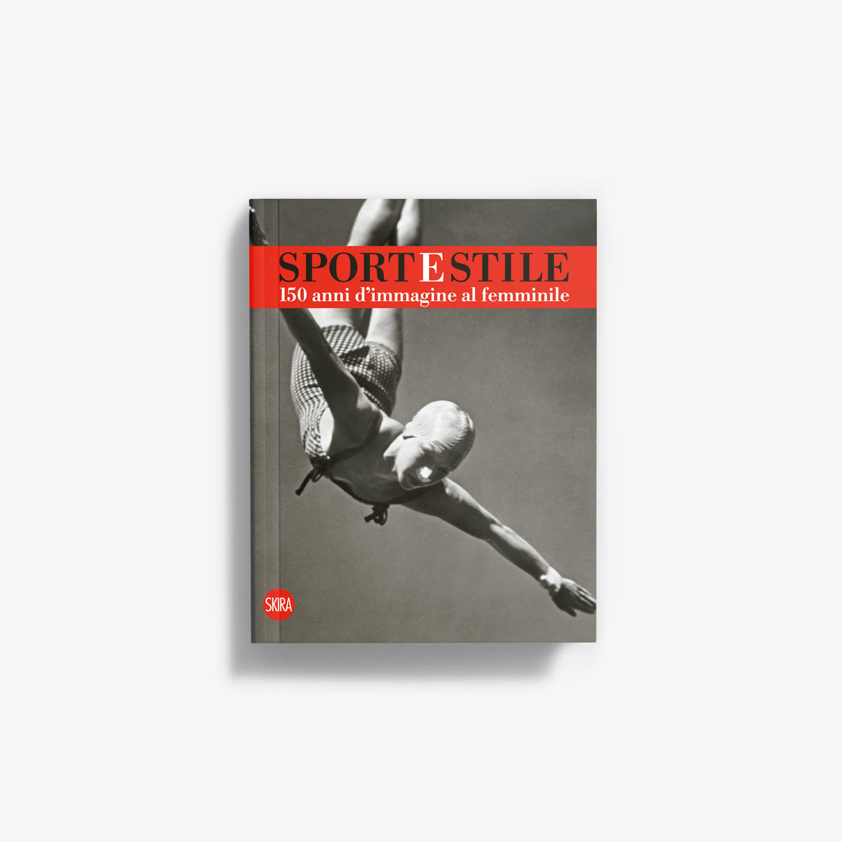 Sports & Style book cover with female athlete in grayscale