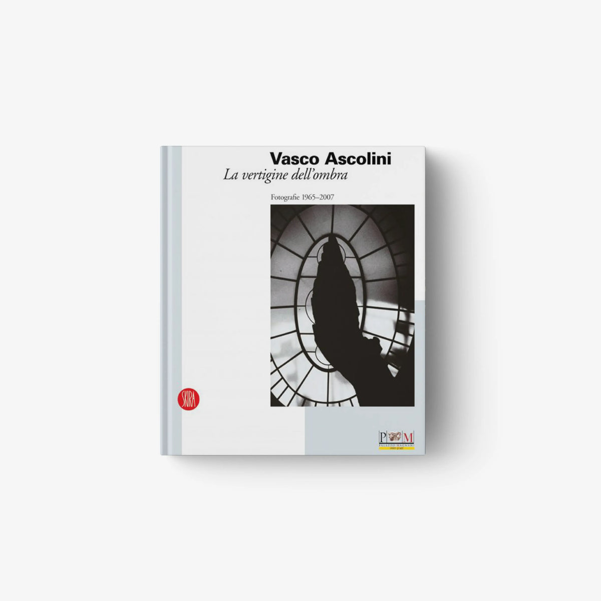 Vasco Ascolini photography book, white cover with black silhouette photo, 1965–2007