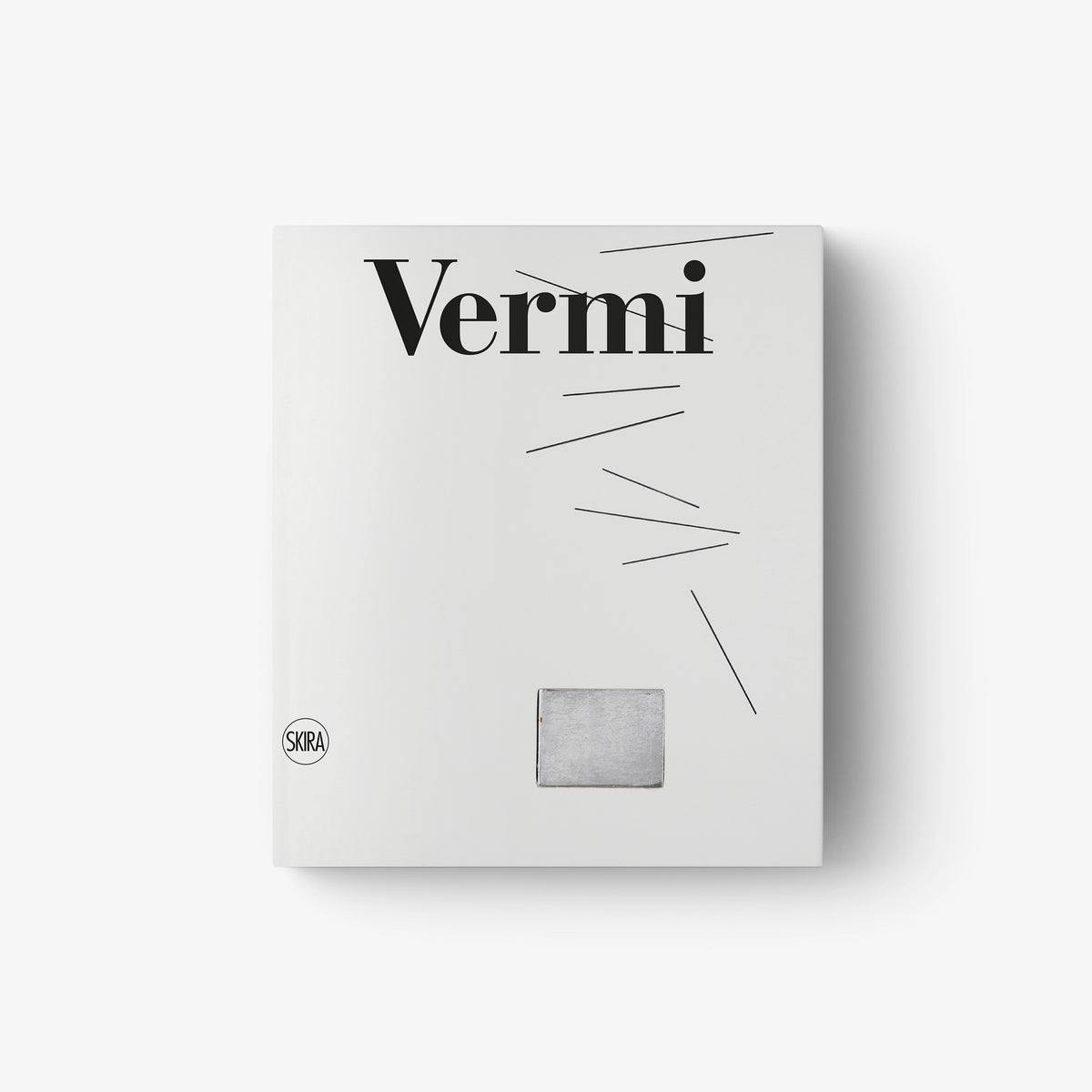 Vermi catalog cover with gray square icon and black title lettering
