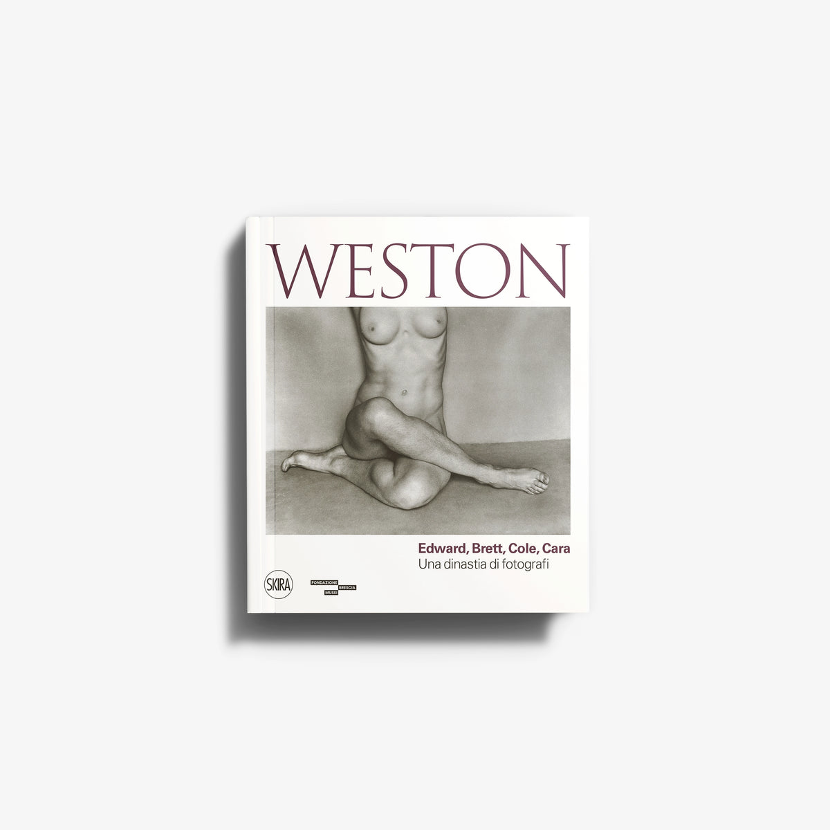 Hardback photography book by Skira Arte, Weston Italian Edition, black and white with Edward, Brett, Cole and Cara Weston
