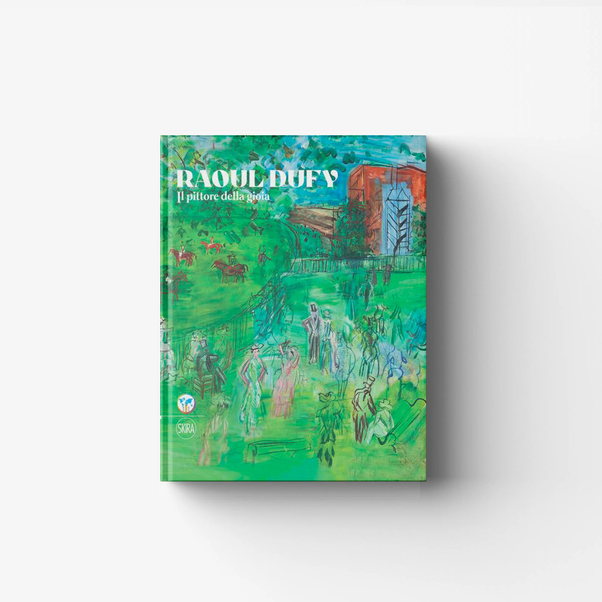 Art book Skira Arte Raoul Dufy with green cover and over 160 illustrated works